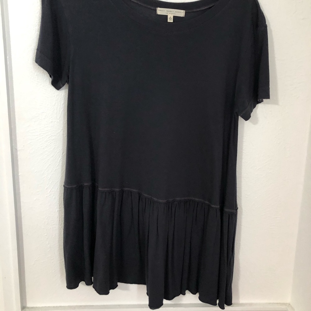 Urban outfitters truly madly deeply grey top